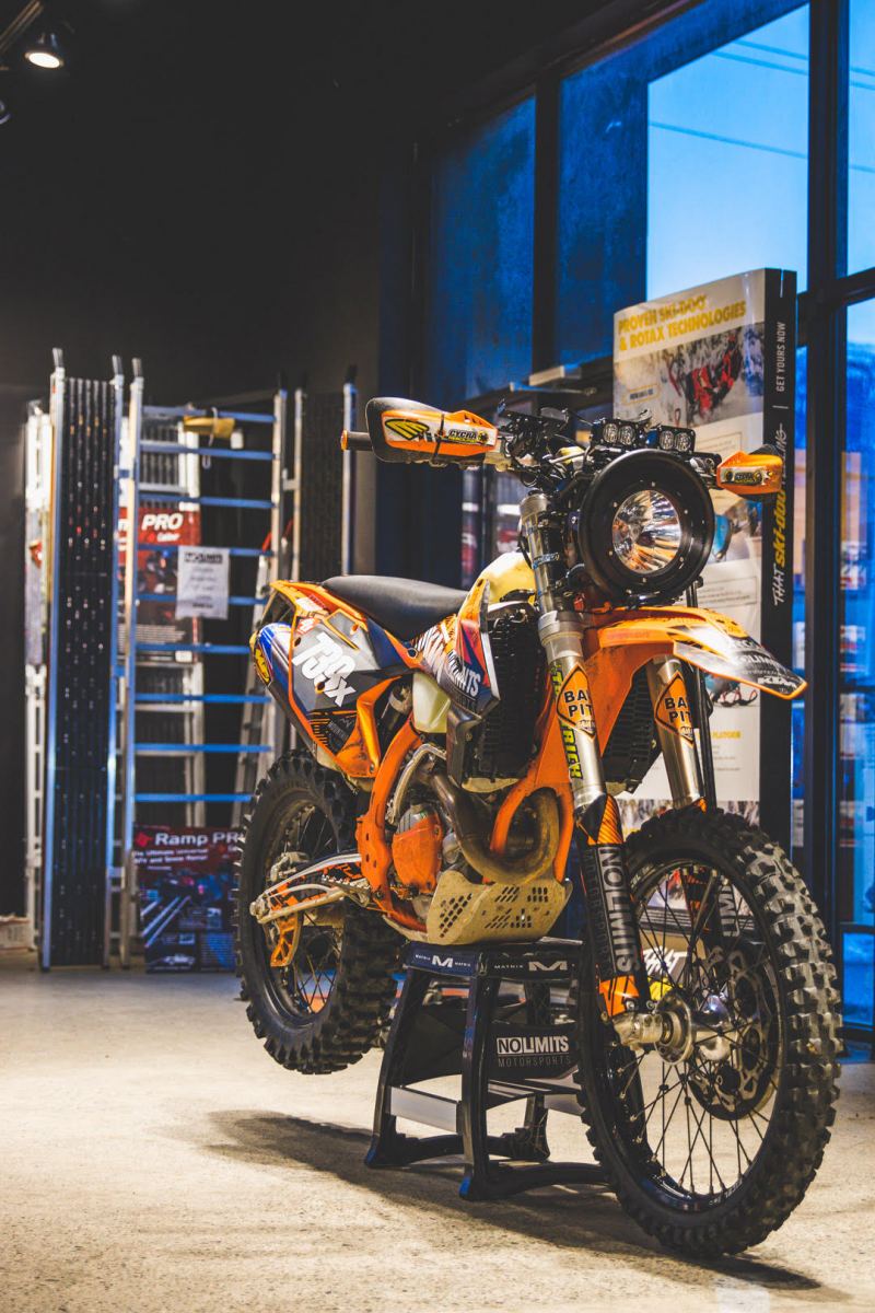 Custom dirt bike